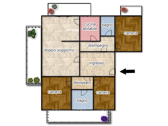 Appartamento in condominio di 4 locali MILANO  di 140 mq
