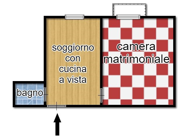 Appartamento in condominio di 2 locali MILANO di 56 mq