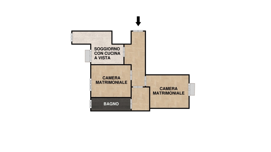 Appartamento in condominio di 3 locali MILANO  di 100 mq