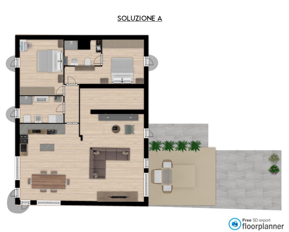 Appartamento in palazzina di 4 locali 