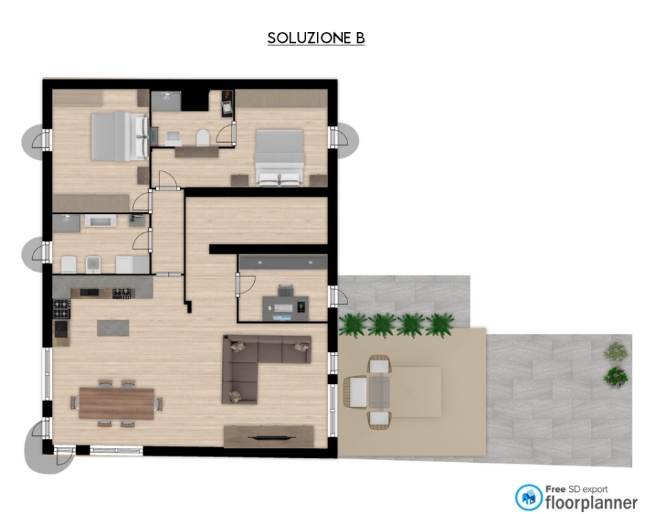 Appartamento in palazzina di 4 locali 