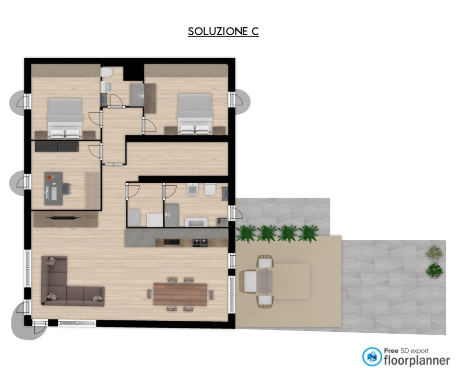 Appartamento in palazzina di 4 locali 