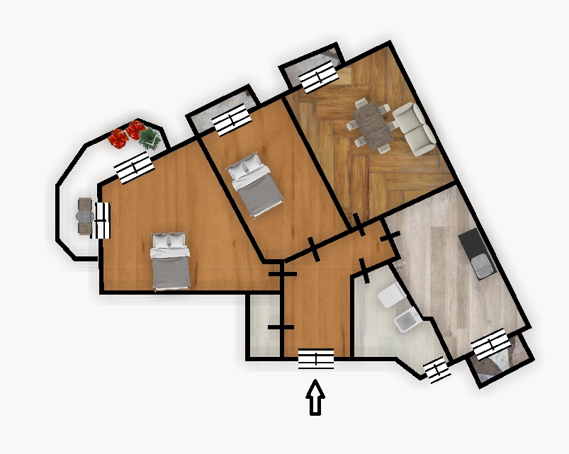 Appartamento in condominio di 3 locali MILANO CITTÀ STUDI  di 114 mq