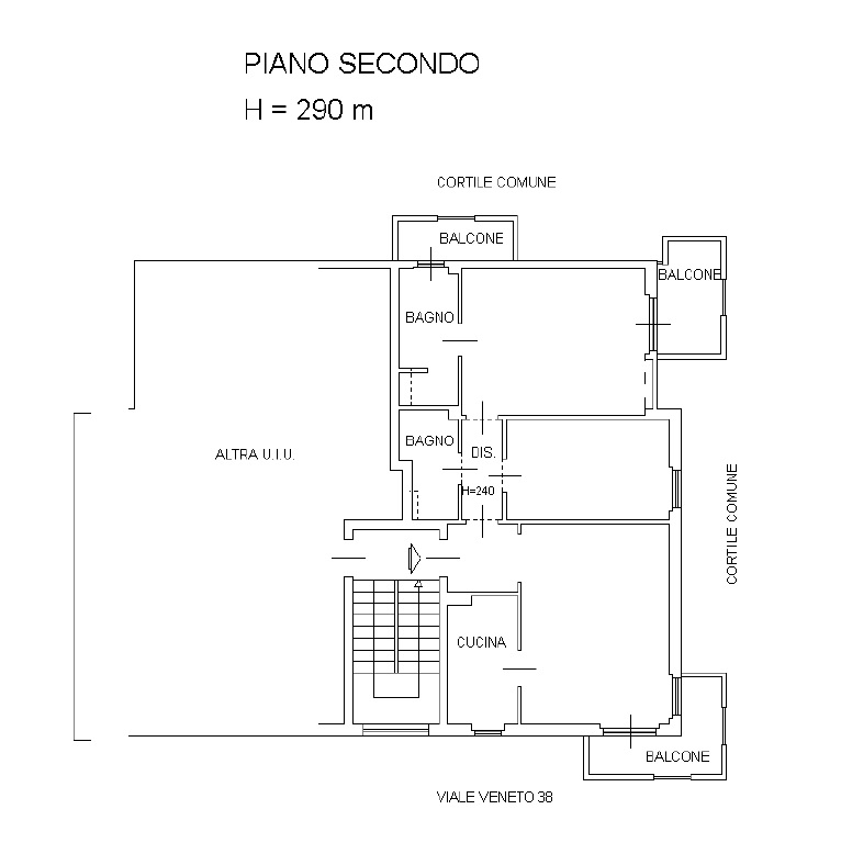Appartamento in palazzina di 3 locali 