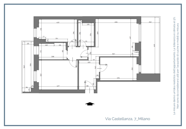Appartamento in condominio di 3 locali MILANO di 106 mq
