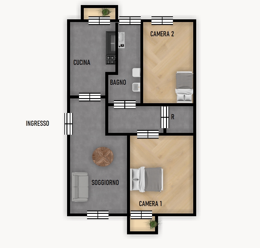 Appartamento in condominio di 3 locali MILANO di 81 mq