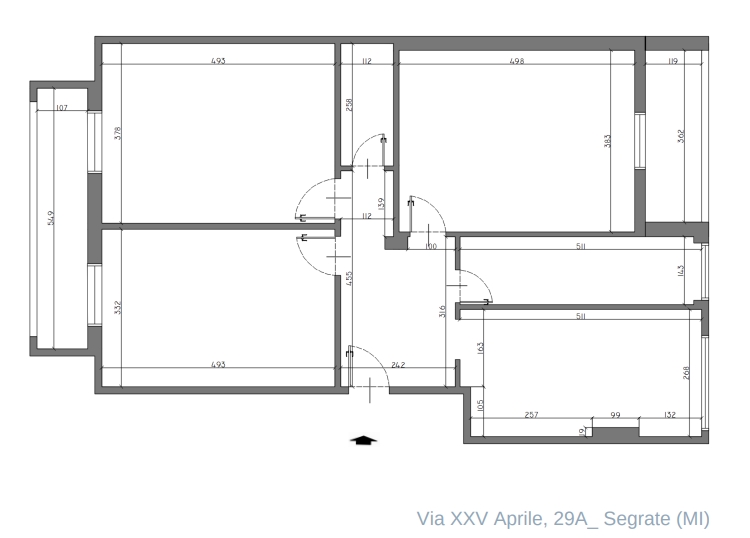 Appartamento in condominio di 3 locali SEGRATE di 99 mq