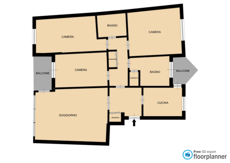 Appartamento in condominio di 4 locali CINISELLO BALSAMO di 134 mq