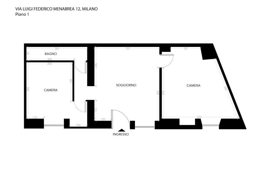 Casa di ringhiera di 3 locali MILANO di 75 mq