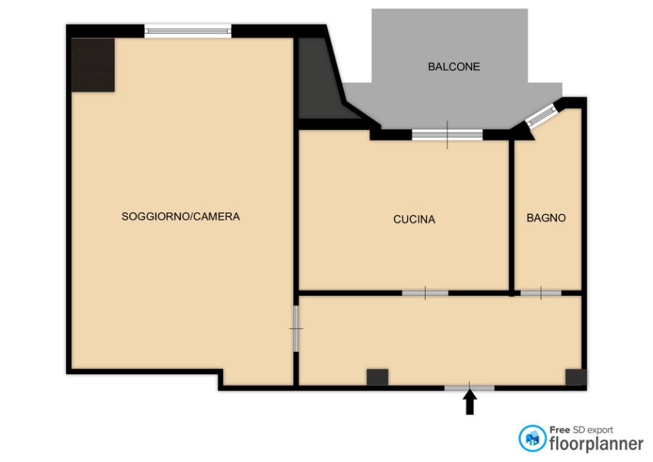 Appartamento in condominio di 1 locale CINISELLO BALSAMO di 60 mq