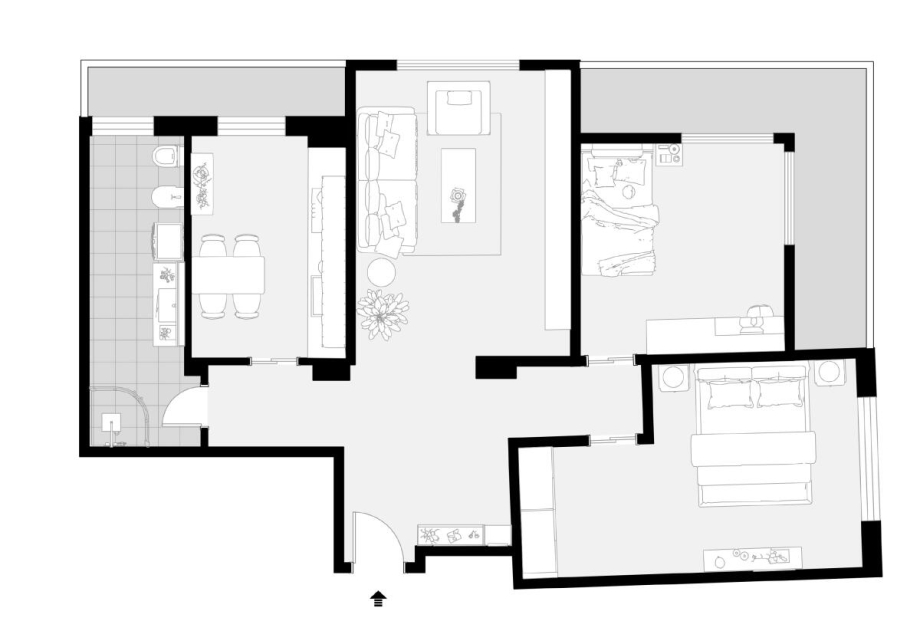 Appartamento in condominio di 3 locali 
