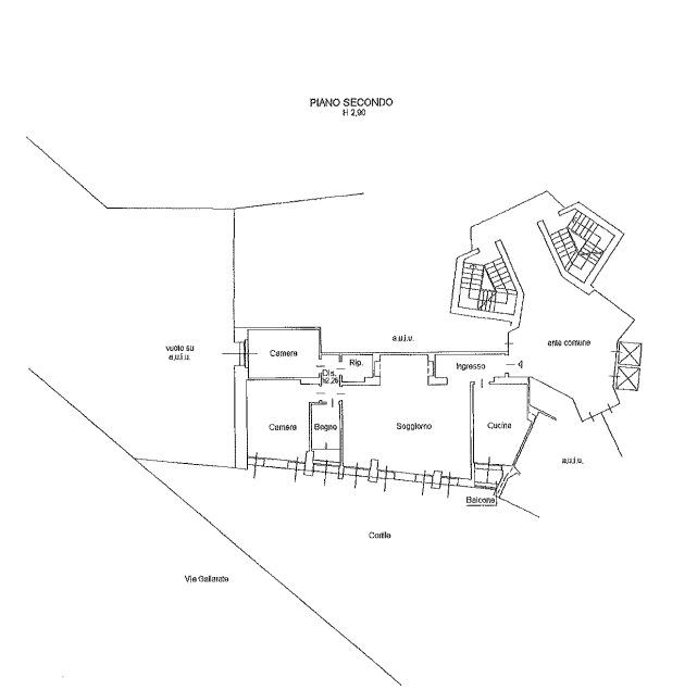 Appartamento in condominio di 3 locali 