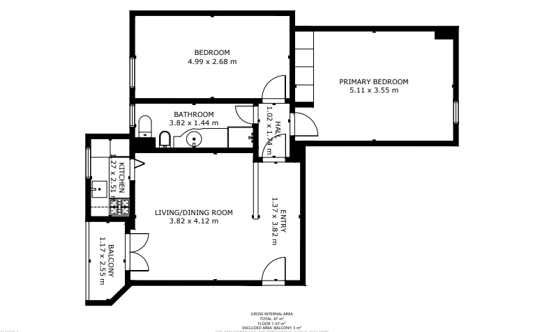 Appartamento in condominio di 3 locali 