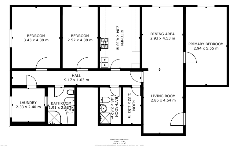 Appartamento in condominio di 2 locali 