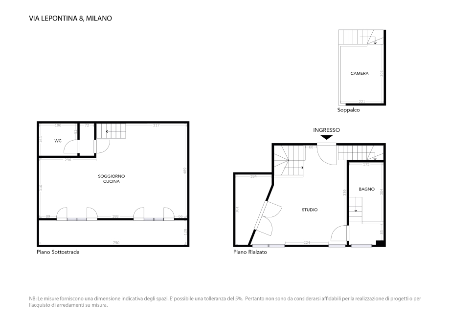 Loft di 3 locali 