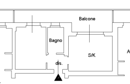 Appartamento in condominio di 2 locali 