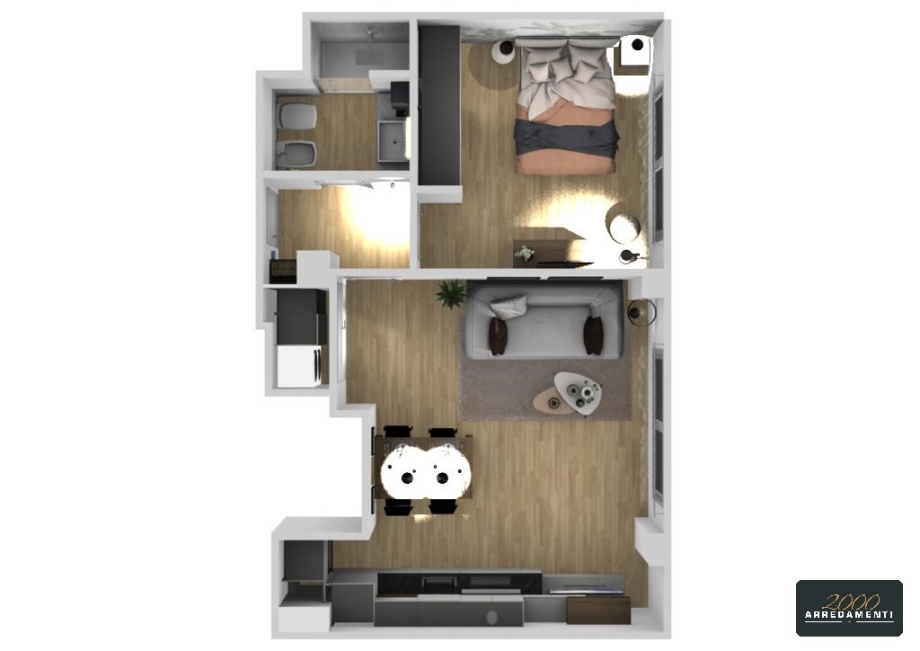 Appartamento in condominio di 2 locali 