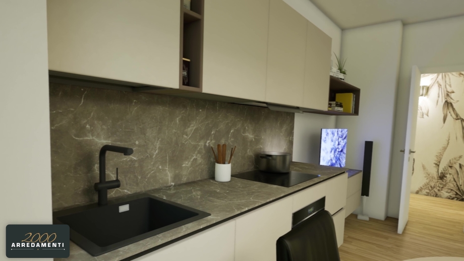 Appartamento in condominio di 1 locale 