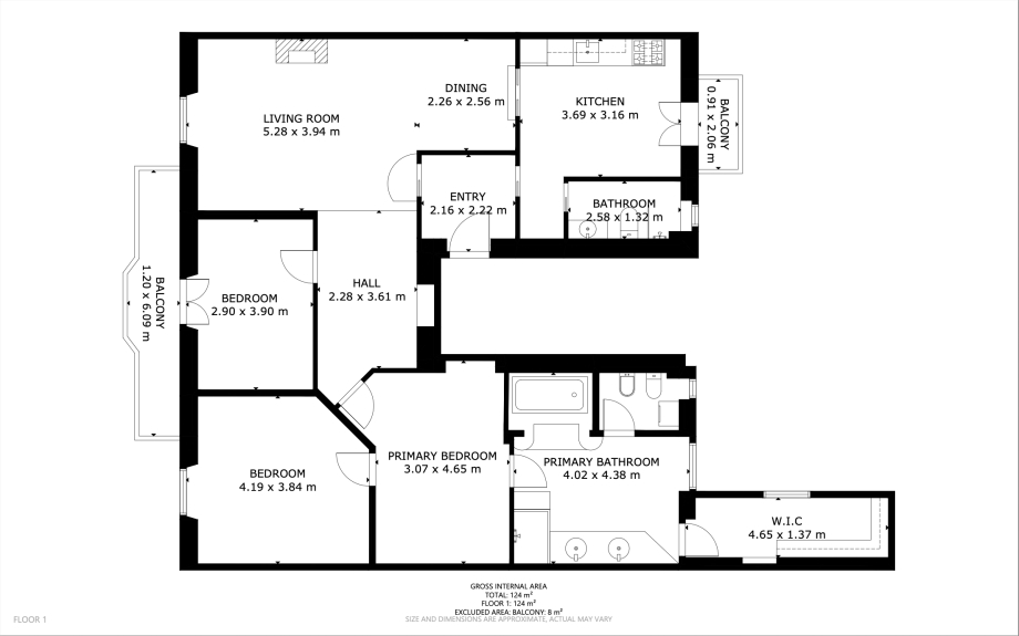 Appartamento in condominio di 3 locali 