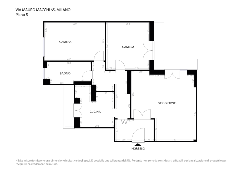 Appartamento in condominio di 3 locali 
