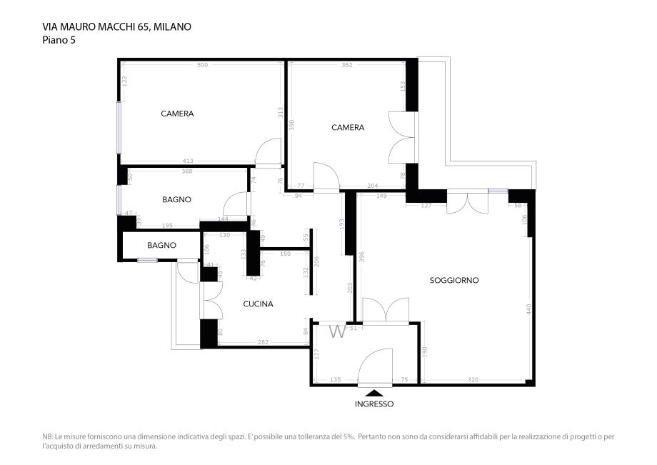Appartamento in condominio di 3 locali 
