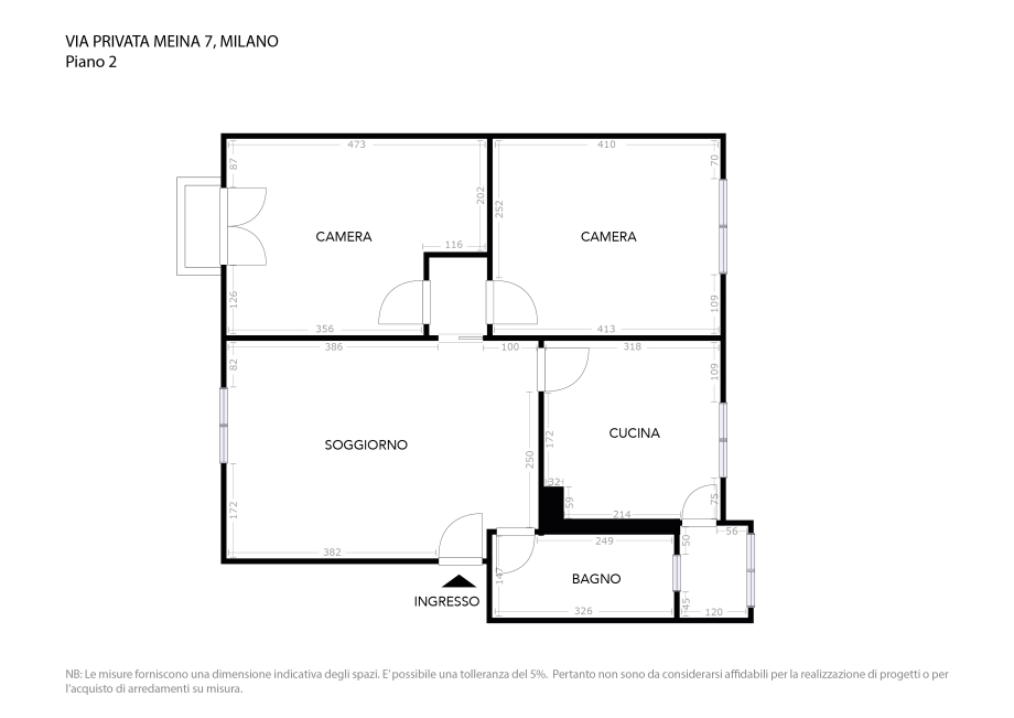 Appartamento in condominio di 3 locali 