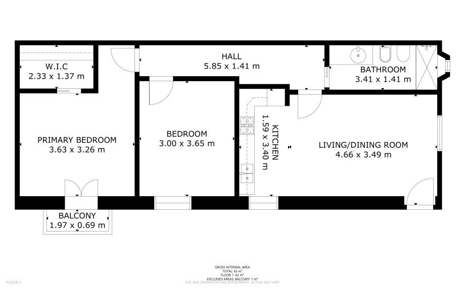 Appartamento in condominio di 3 locali 
