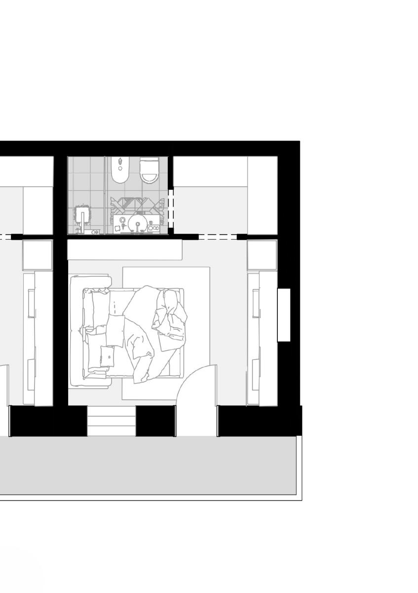 Casa di ringhiera di 1 locale 