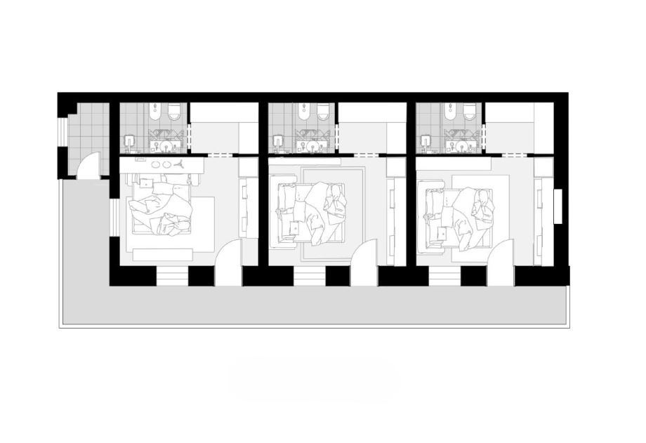 Casa di ringhiera di 1 locale 