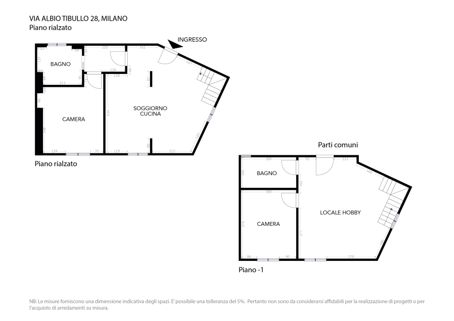 Appartamento in palazzina di 3 locali 