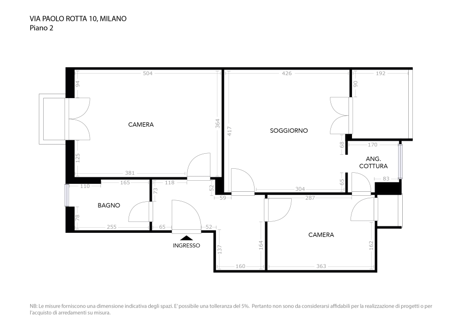 Appartamento in condominio di 3 locali 