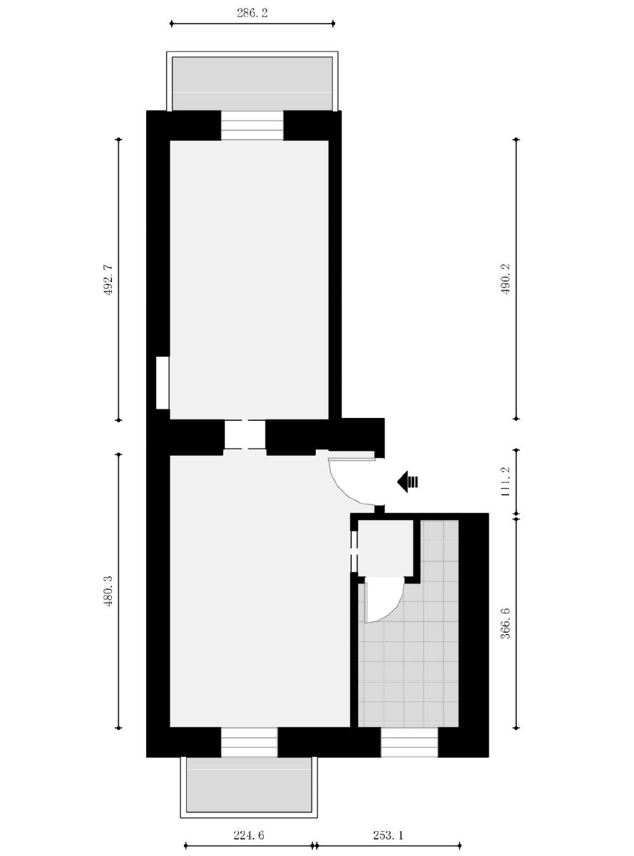 Appartamento in condominio di 2 locali 