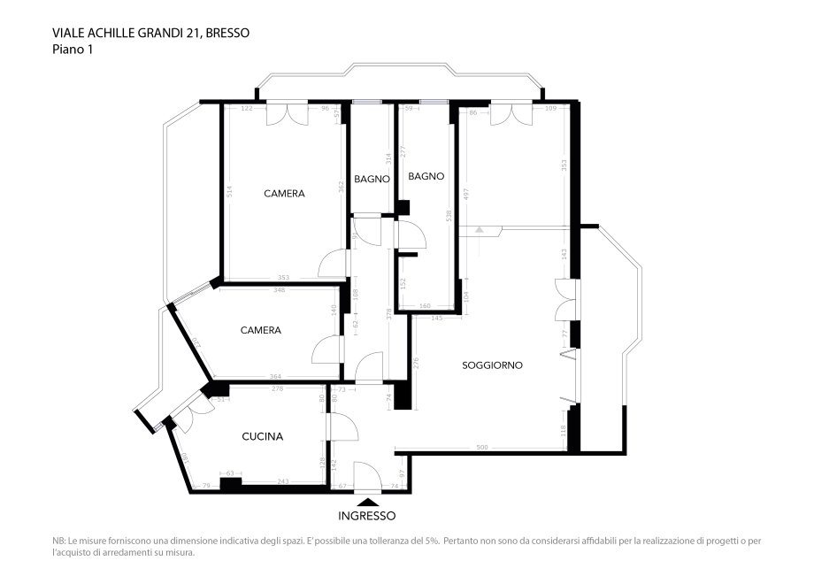 Appartamento in condominio di 3 locali 