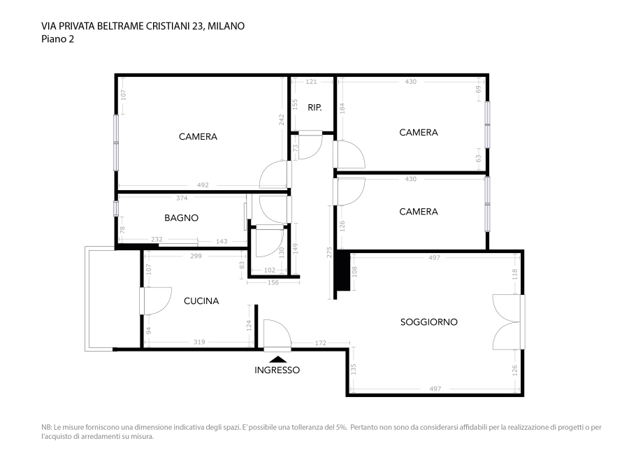 Appartamento in condominio di 4 locali 