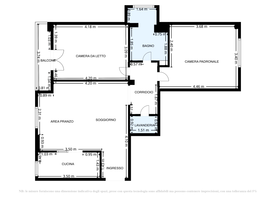 Appartamento in condominio di 3 locali 