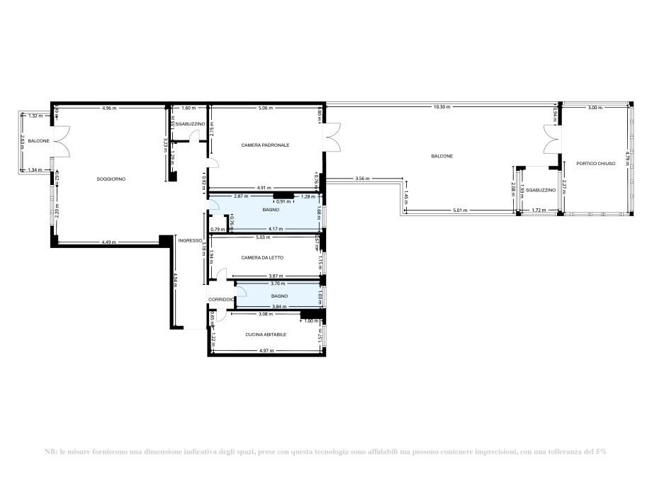 Appartamento in condominio di 3 locali 