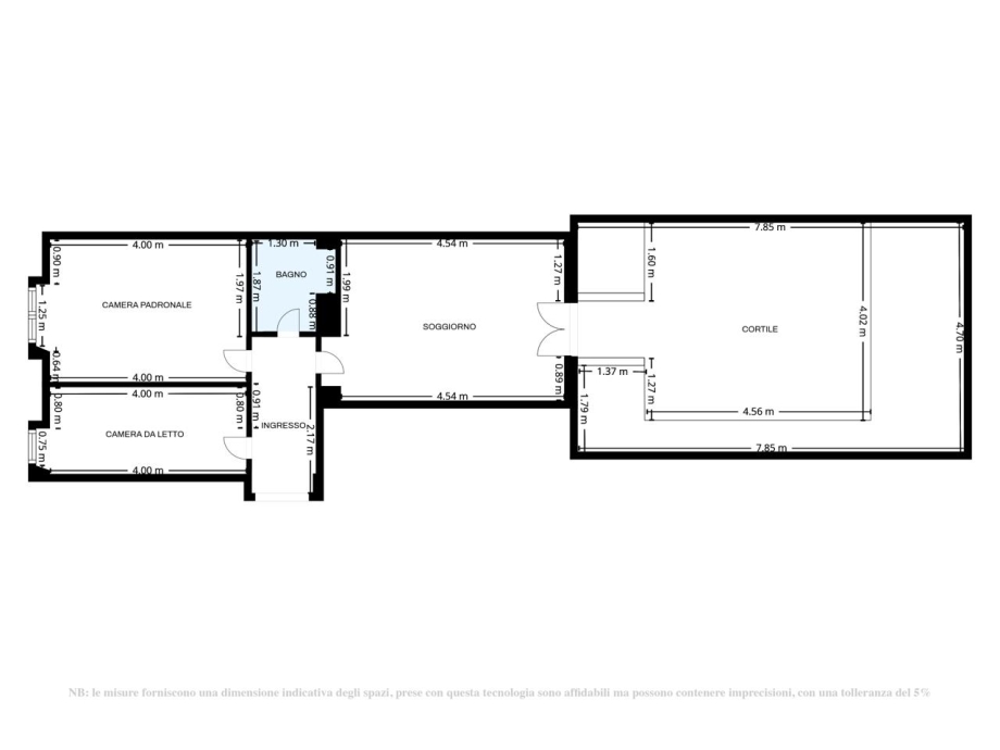Appartamento in condominio di 3 locali 