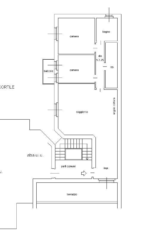 Appartamento in condominio di 3 locali 