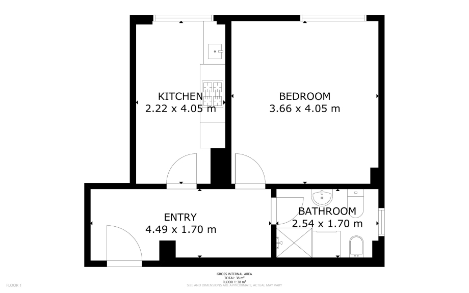 Appartamento in condominio di 2 locali 