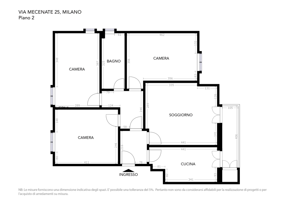 Appartamento in condominio di 4 locali 