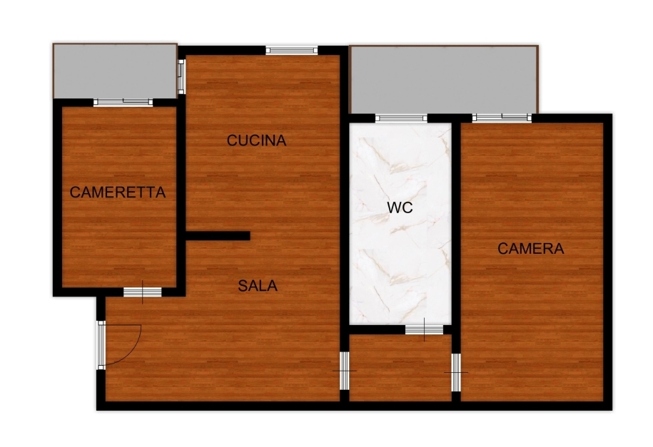 Appartamento in condominio di 3 locali 