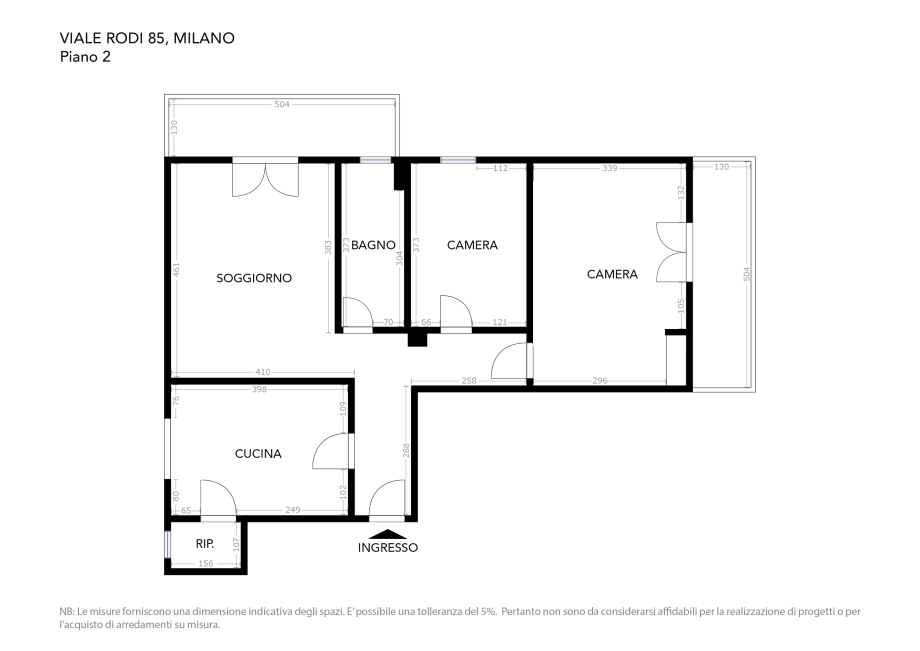 Appartamento in condominio di 3 locali 