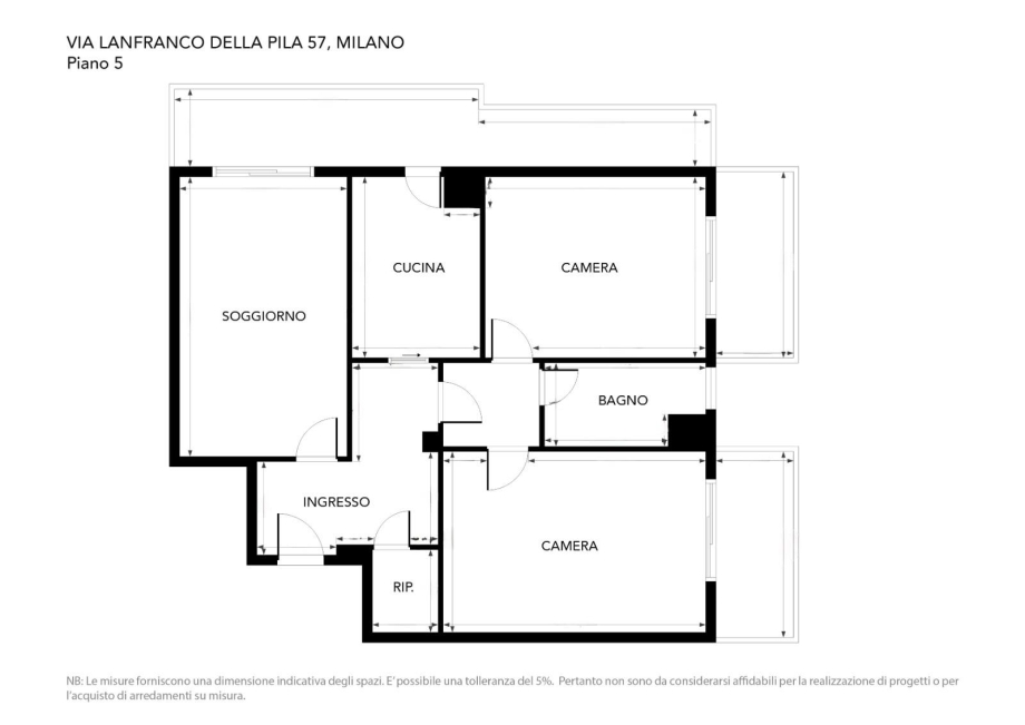 Appartamento in condominio di 3 locali 