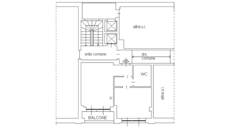 Appartamento in condominio di 2 locali 