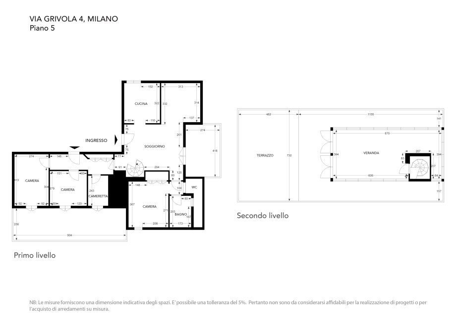 Appartamento in condominio di 4 locali 