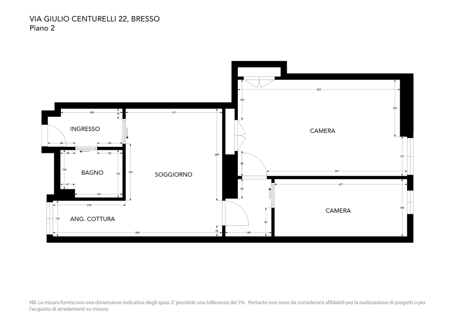 Casa di corte di 3 locali 