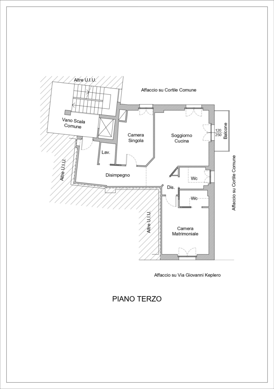 Appartamento in condominio di 3 locali 