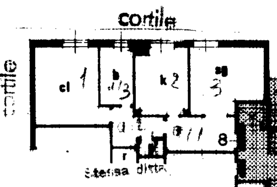 Appartamento in condominio di 2 locali 