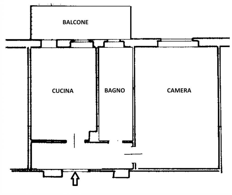 Appartamento in condominio di 2 locali 